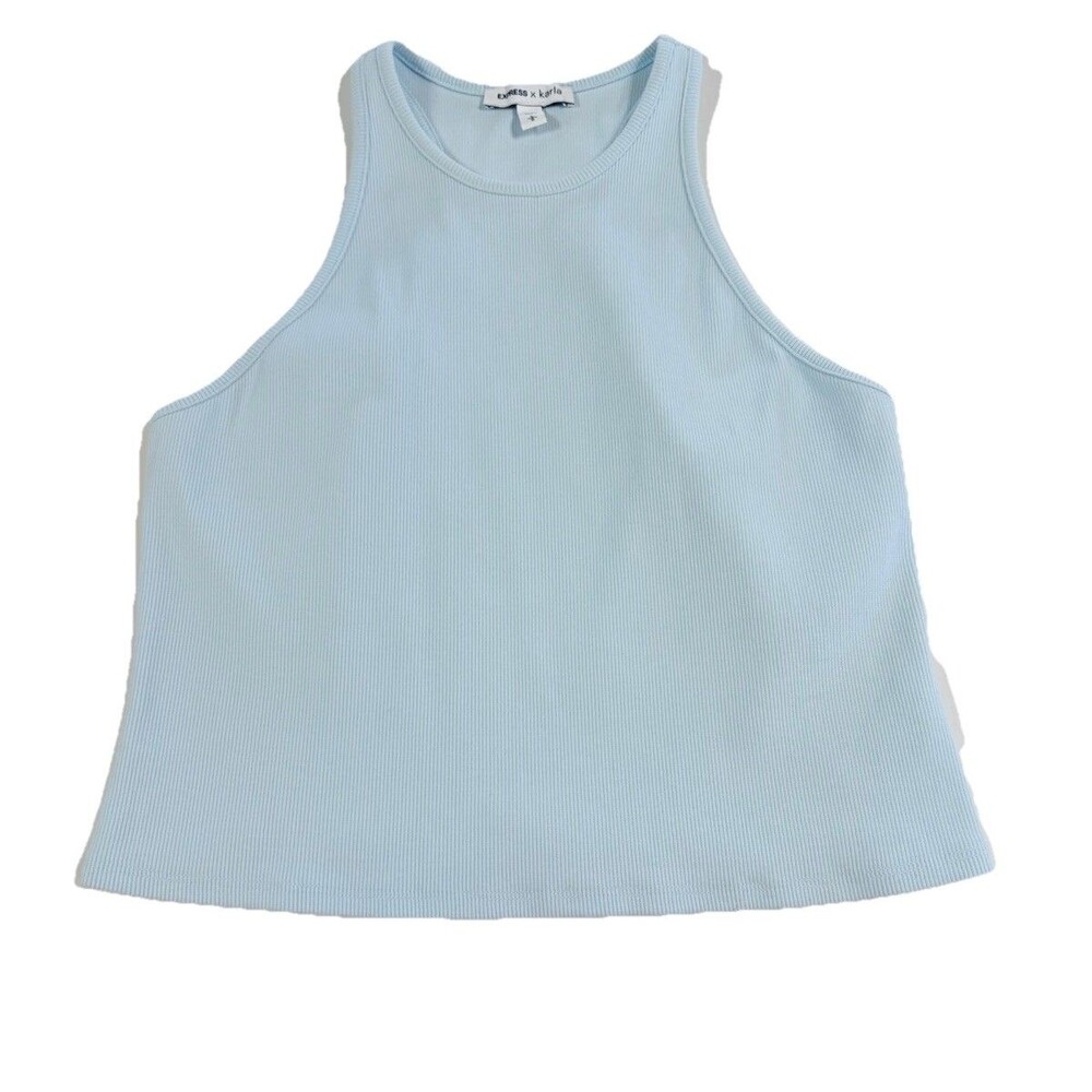 Express x Karla Women’s Ribbed Tank Top Size Large Summer Beach Vacation